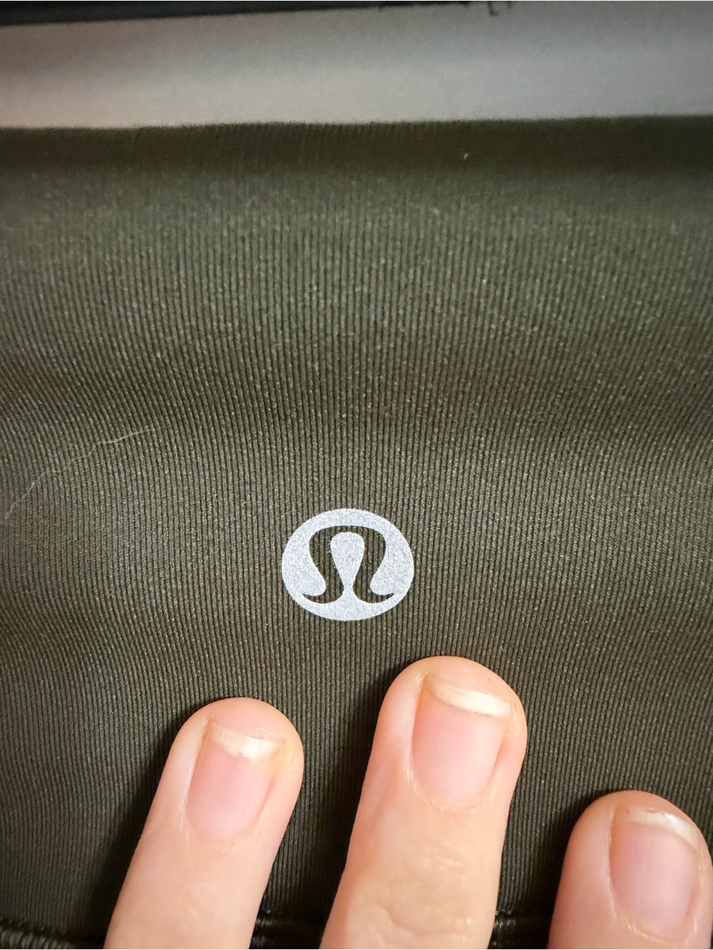 Lululemon Wunder Under Crop III 21” Dark Olive Luxtreme Leggings Size 8 - Picture 7 of 7